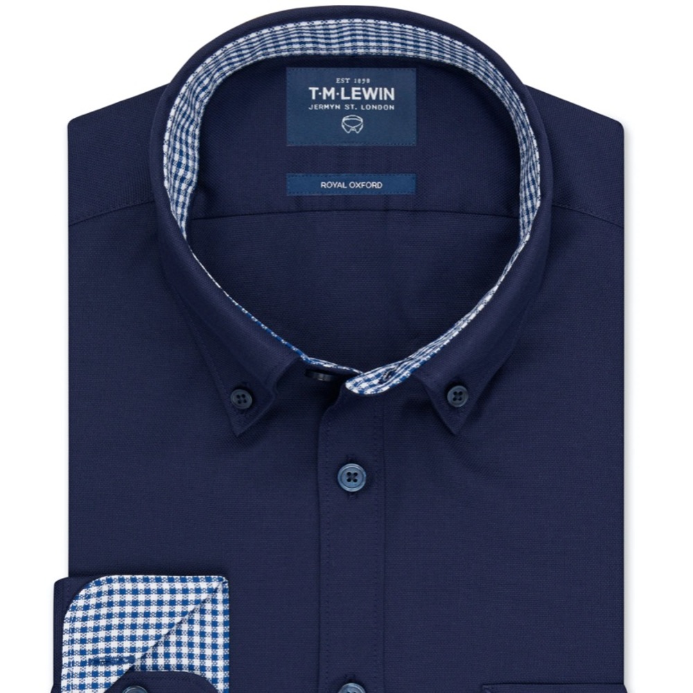 Navy T.M. Lewin shirt, never worn.